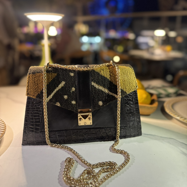 Sac Cuir et Bogolan « Nala »