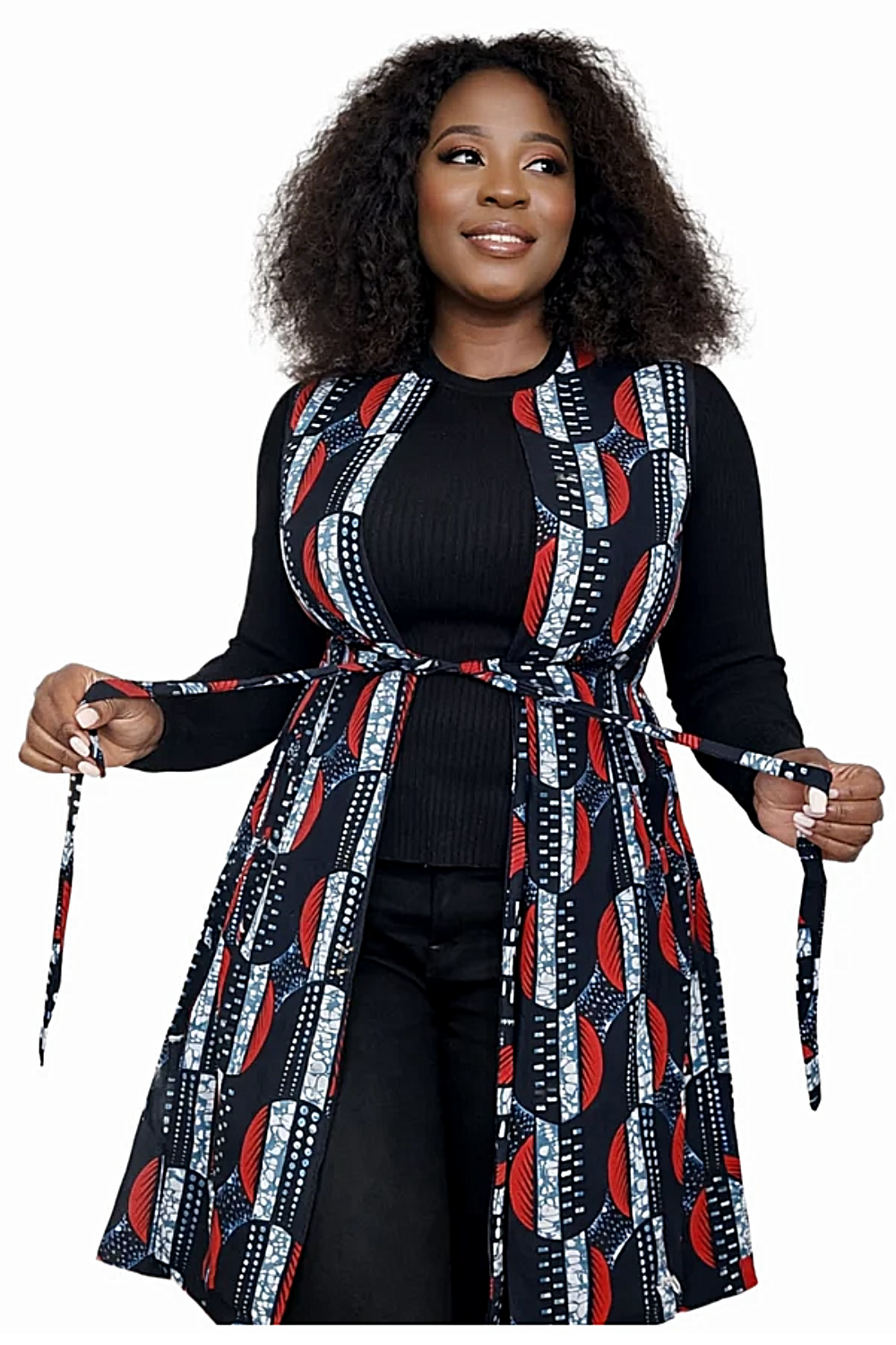 Ayana sleeveless Duster coat