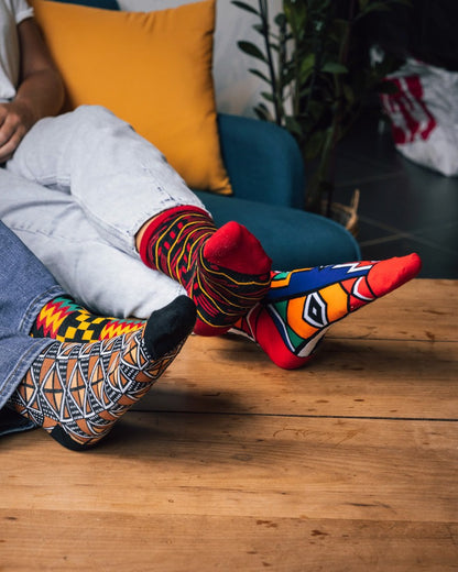 Bogolan unisex socks