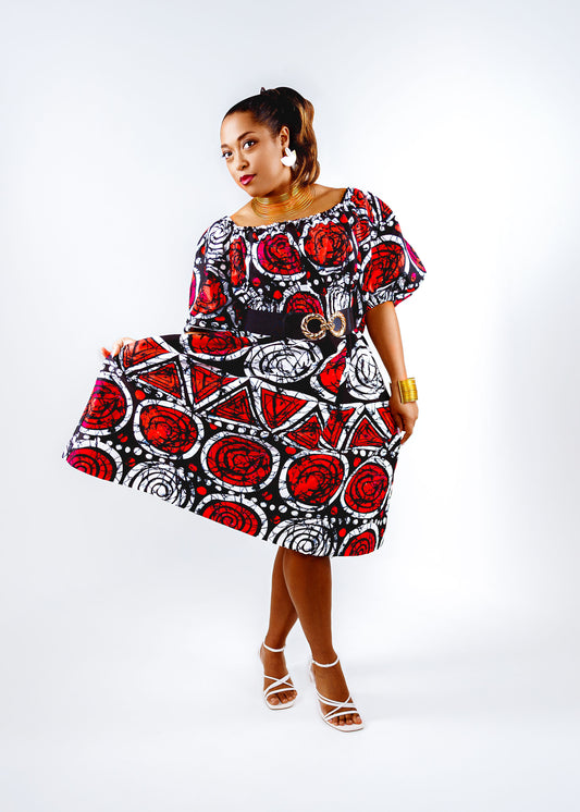 Effystyle-FlawaAfrican-print-dress