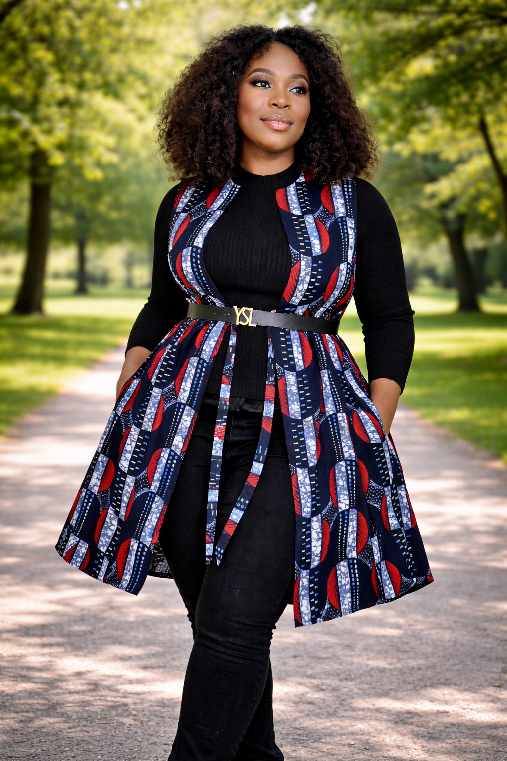 Ayana sleeveless  Duster coat