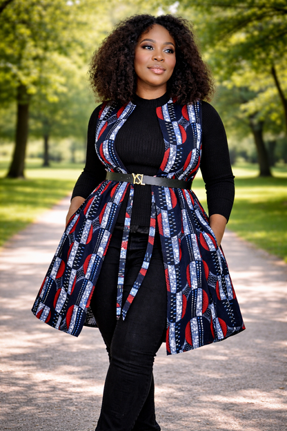 Ayana sleeveless  Duster coat