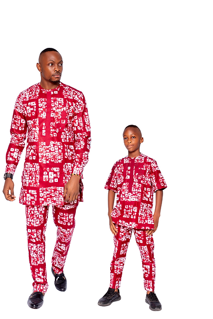 Keneh Men's African Print Co-ord set