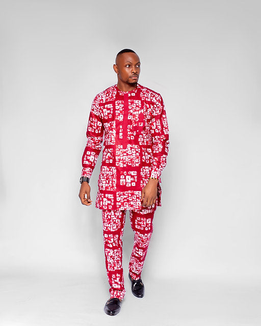 Keneh Men's African Print Co-ord set
