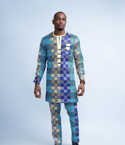 Iyke Men's African Print Co-Ord Set