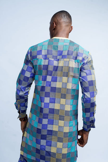 Iyke Men's African Print Co-Ord Set