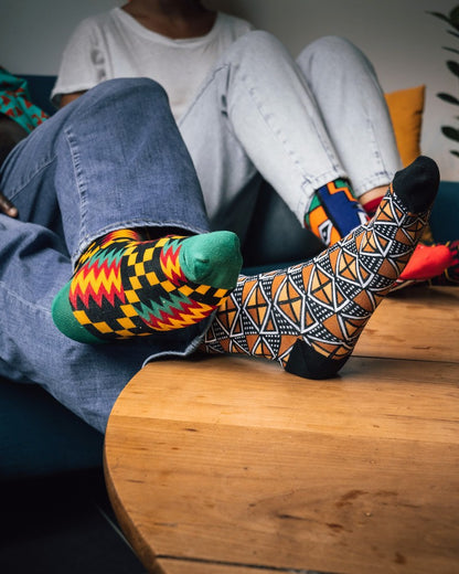 Bogolan unisex socks