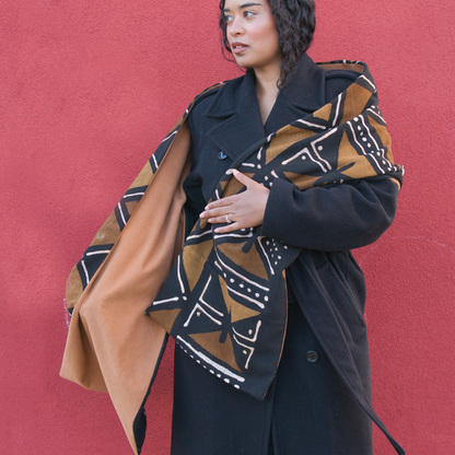 Beautiful bogolan scarf “Ralia”