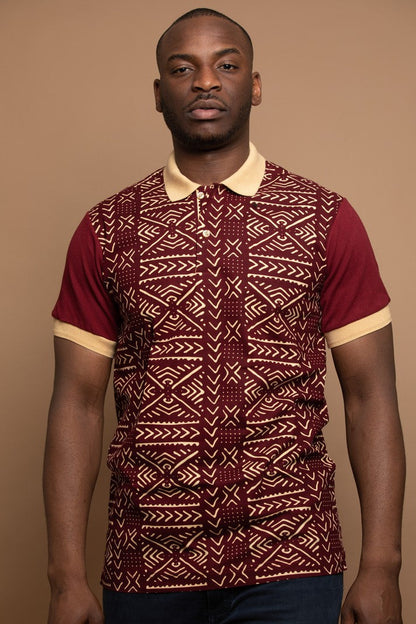 “Abidjan” unisex cotton and wax t-shirt