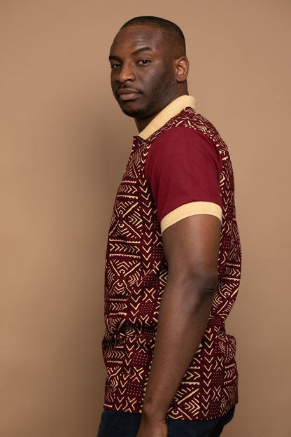 “Abidjan” unisex cotton and wax t-shirt