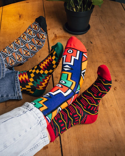 Bogolan unisex socks